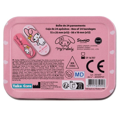 Caja Metal Tiritas My Melody Hello Kitty - imagen 3