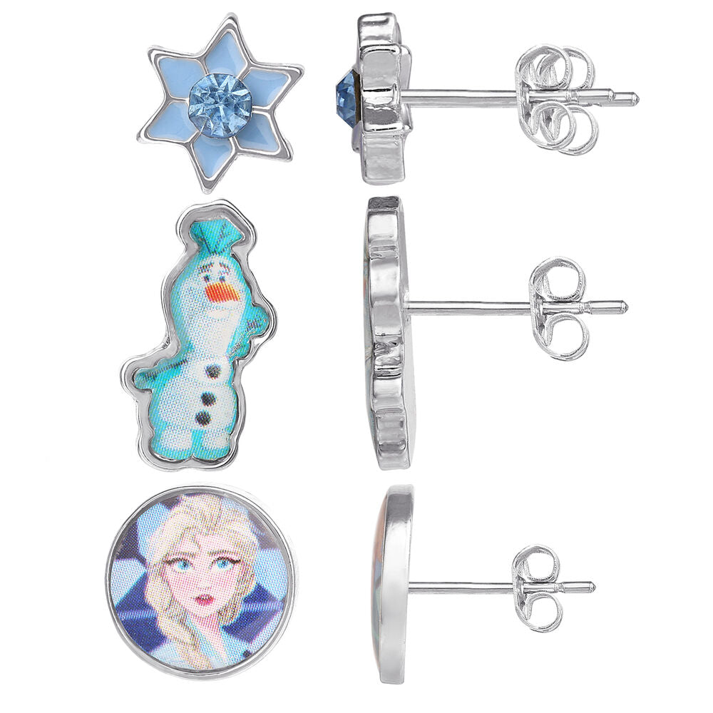 Set 3 pares de pendientes Frozen Disney