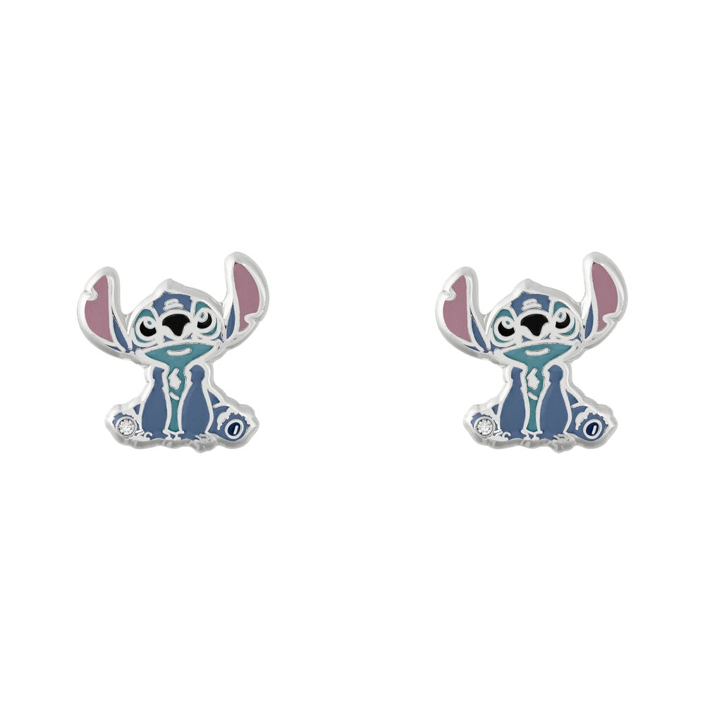 Pendientes + plato bisuteria Stitch Disney - imagen 2