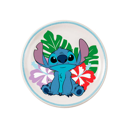 Pendientes + plato bisuteria Stitch Disney
