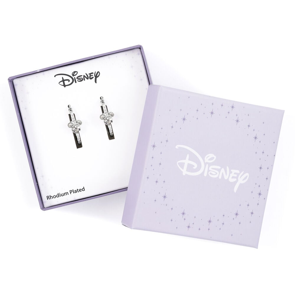 Pendientes Aro Minnie Disney plata - imagen 3