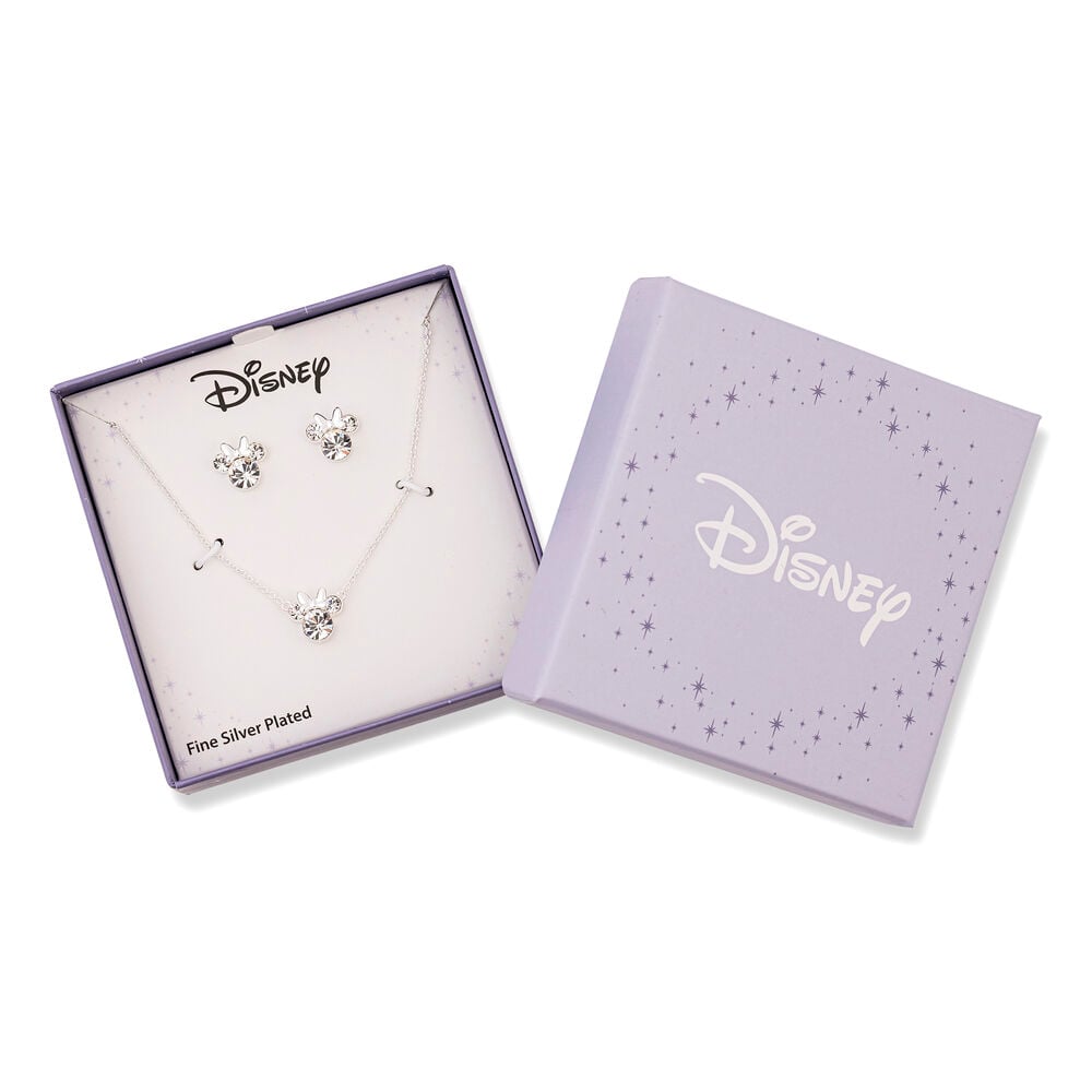 Set Colgante + pendientes Minnie Disney plata - imagen 2