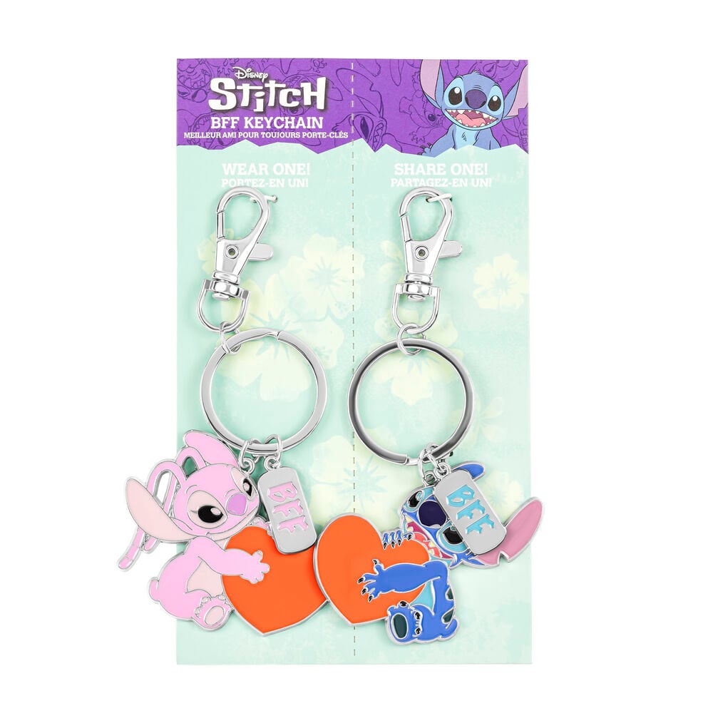 Set 2 Llaveros Angel & Stitch Disney - imagen 3