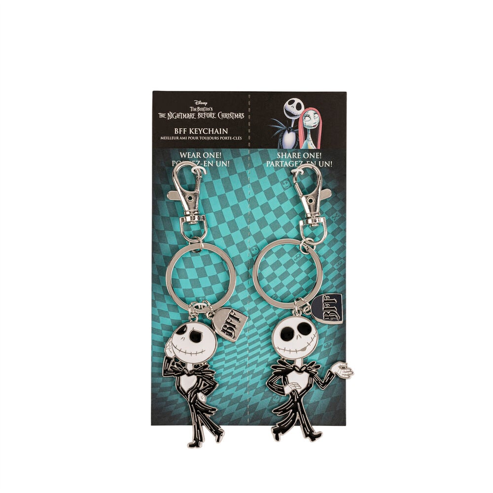 Set 2 Llaveros Jack Skellington Pesadilla Antes de Navidad Disney - imagen 2