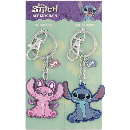 Set 2 Llaveros Angel & Stitch Disney - imagen 2