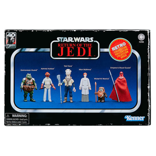 Set 6 figuras coleccion Retro Star Wars El Retorno del Jedi 9,5cm surtido - imagen 4