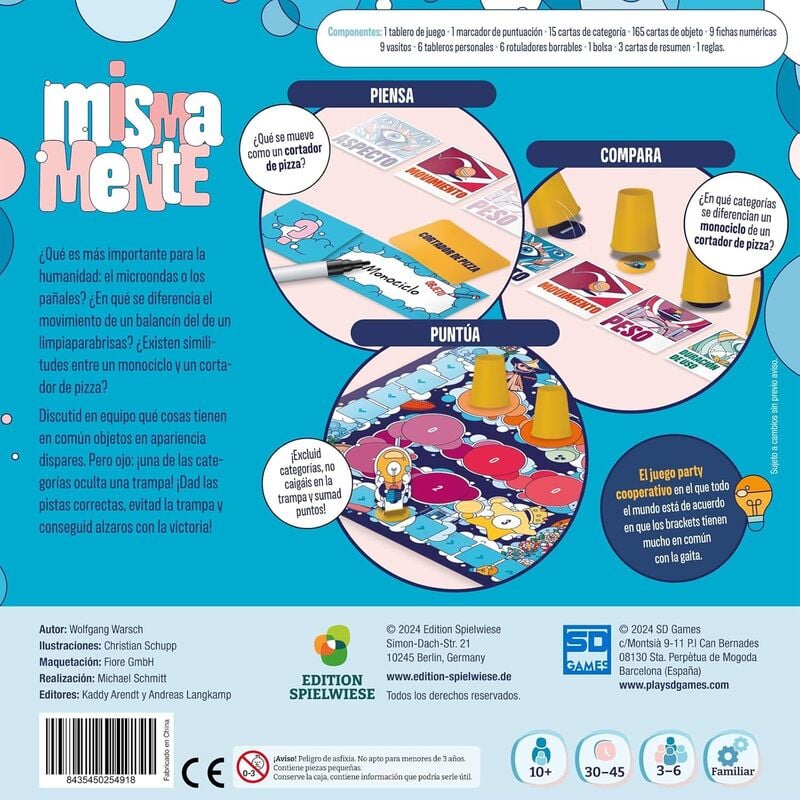 Juego de Mesa Mismamente español - imagen 4