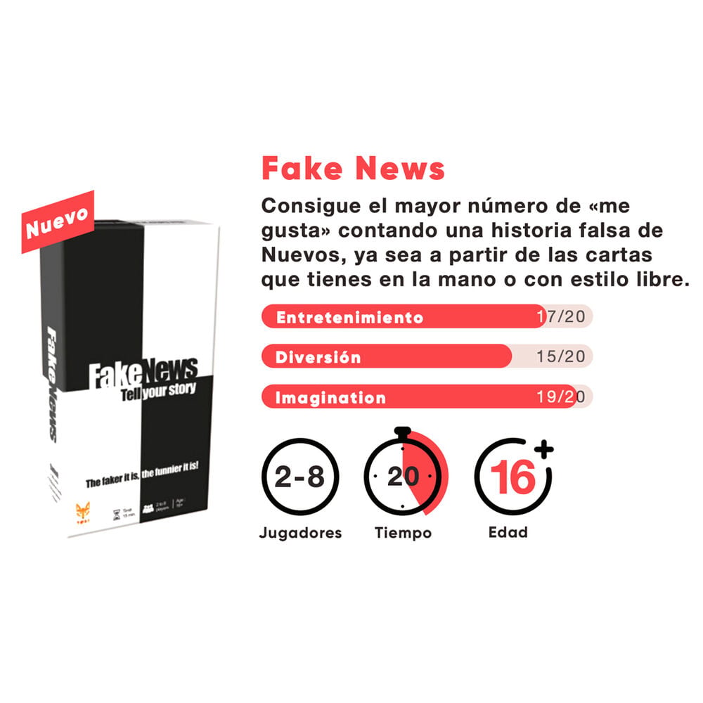Juego de mesa Fake News español - imagen 2