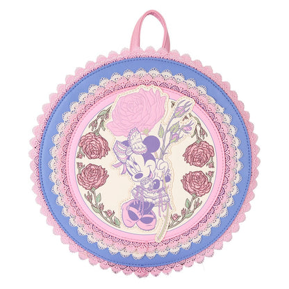 Mochila Floral Minnie Disney Loungefly 23cm - imagen 2
