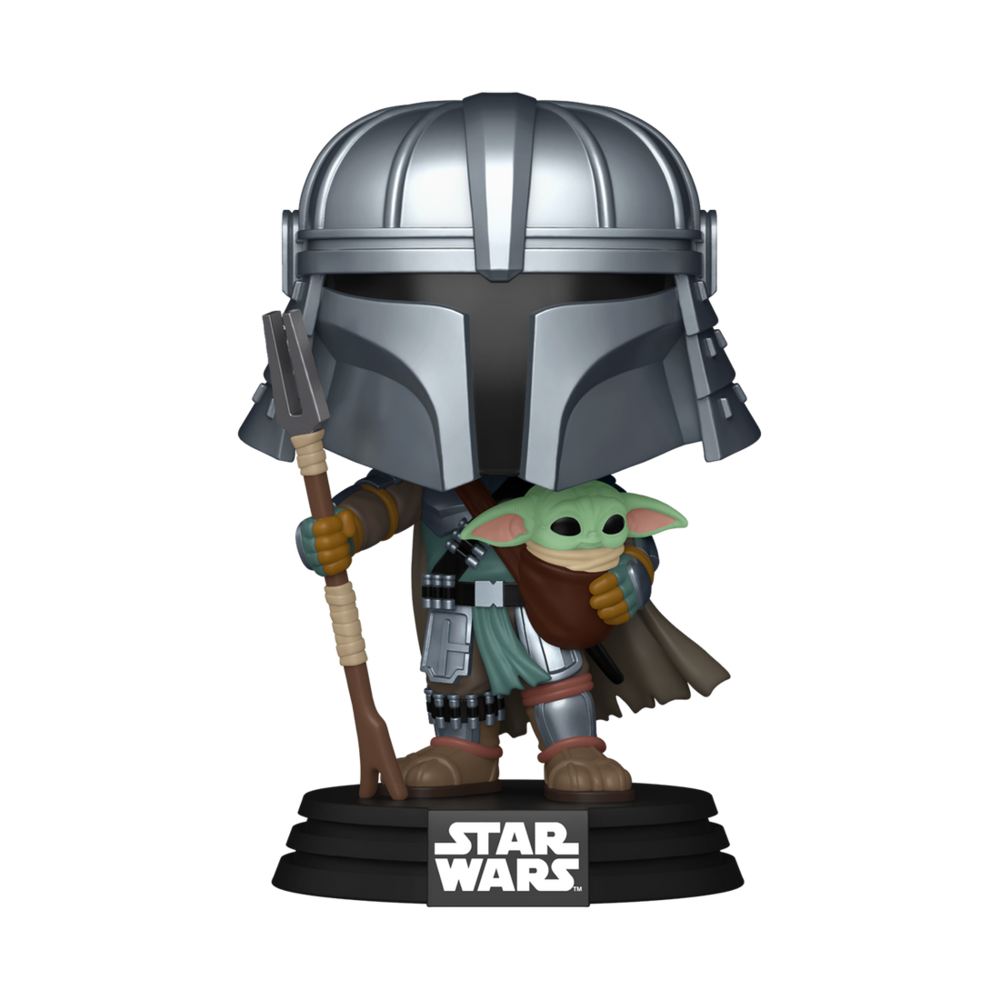 Figura POP Star Wars Impressions Mandalorian with Grogu Exclusive - imagen 2