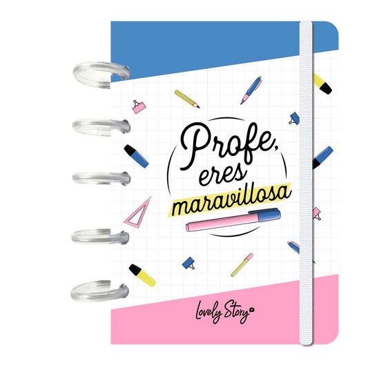 Cuaderno A6 - Profe Eres Maravillosa