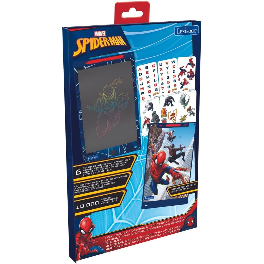 Pizarra magica educativa Spiderman Marvel