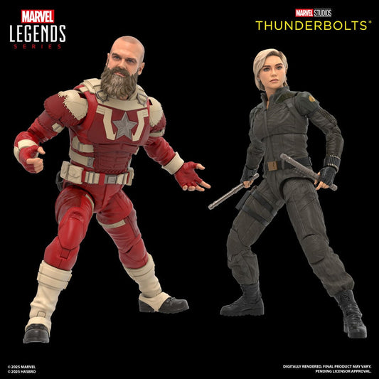 Blister 2 figuras Yelena Belova & Red Guardian Thunderbolts Marvel Legends 15cm - imagen 2