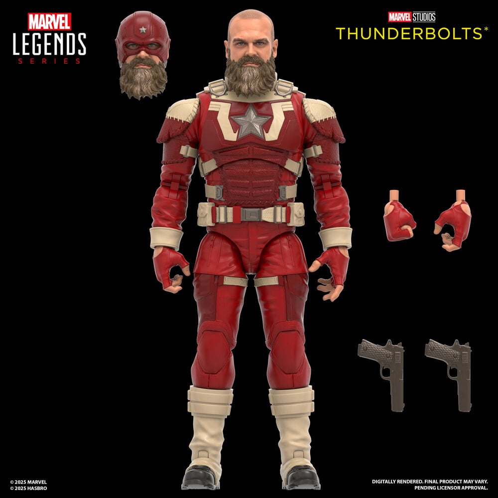Blister 2 figuras Yelena Belova & Red Guardian Thunderbolts Marvel Legends 15cm - imagen 6