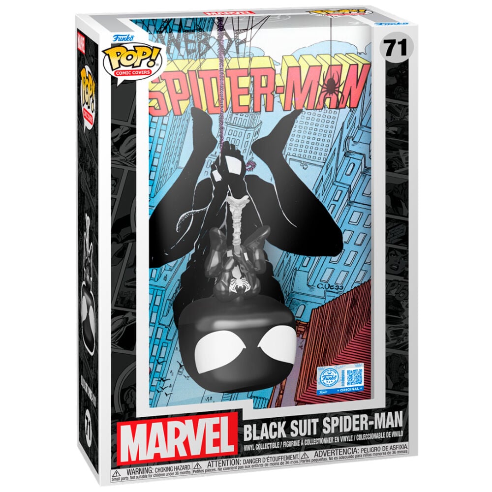 Figura POP Comic Cover Spider-Man Black Suit Spiderman - imagen 2