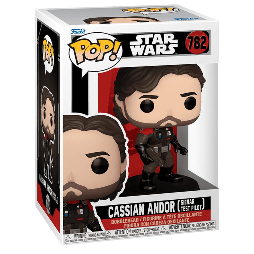 Figura POP Star Wars Cassian Andor Sienar Test Pilot 5 + 1 Chase - imagen 2