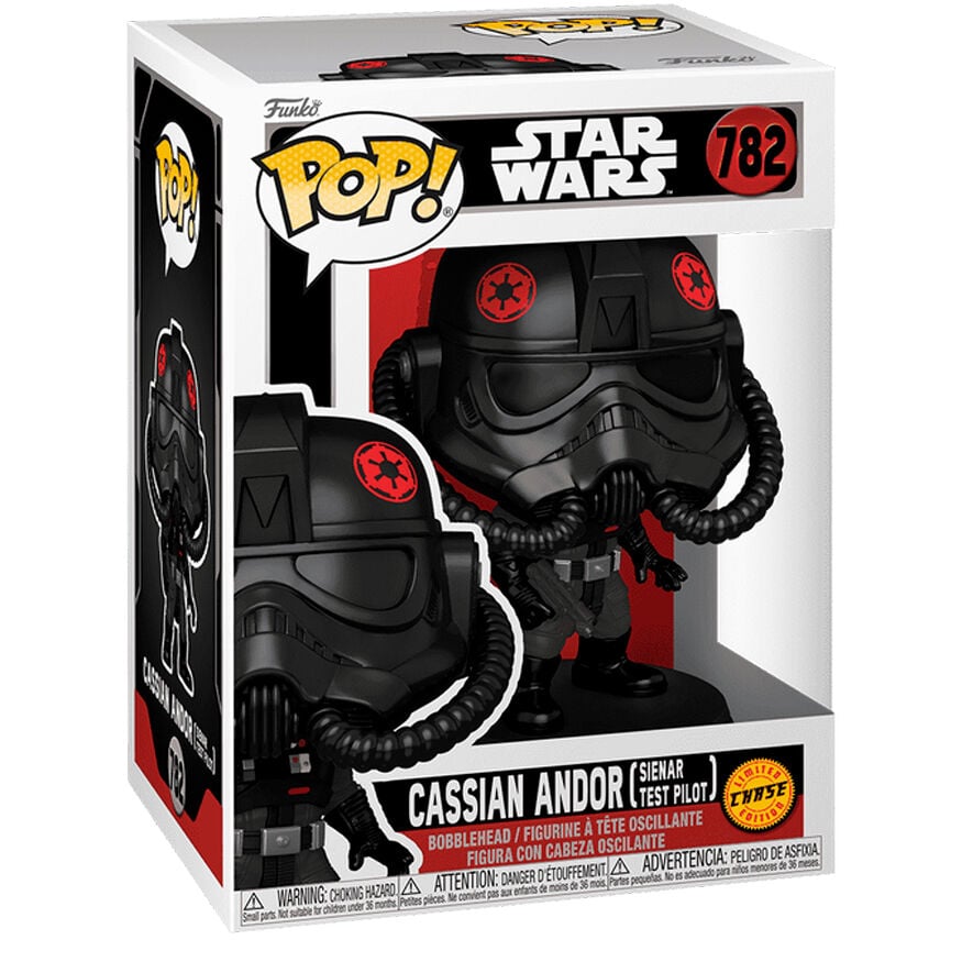 Figura POP Star Wars Cassian Andor Sienar Test Pilot 5 + 1 Chase - imagen 5