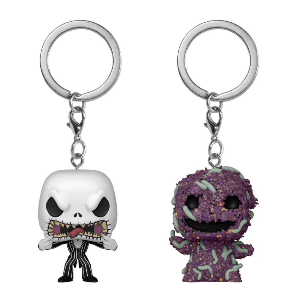 Blister 2 llaveros Pocket POP Disney Pesadilla Antes de Navidad Jack & Oogie