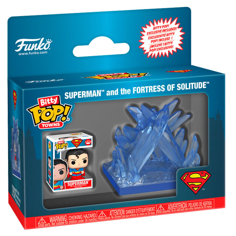 Figura Bitty POP Town DC Comics Superman Fortaleza de la Soledad - imagen 2