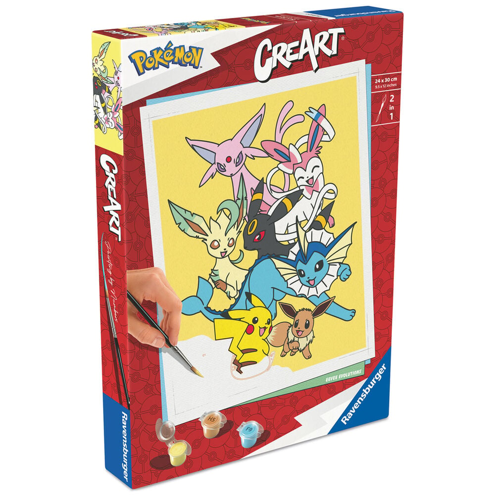 Kit de pintura CreArt Legendarios Pokemon adulto - imagen 3