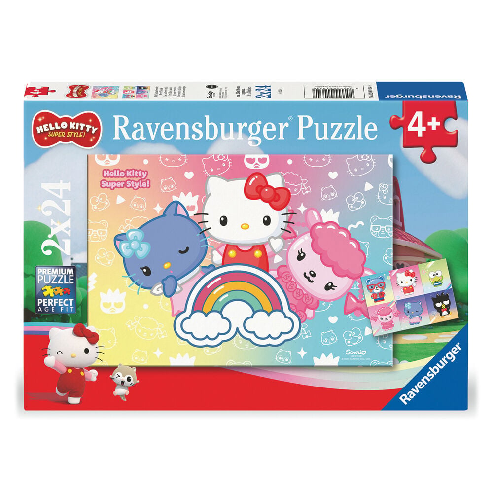 Puzzle Hello Kitty 2x24pzs - imagen 2