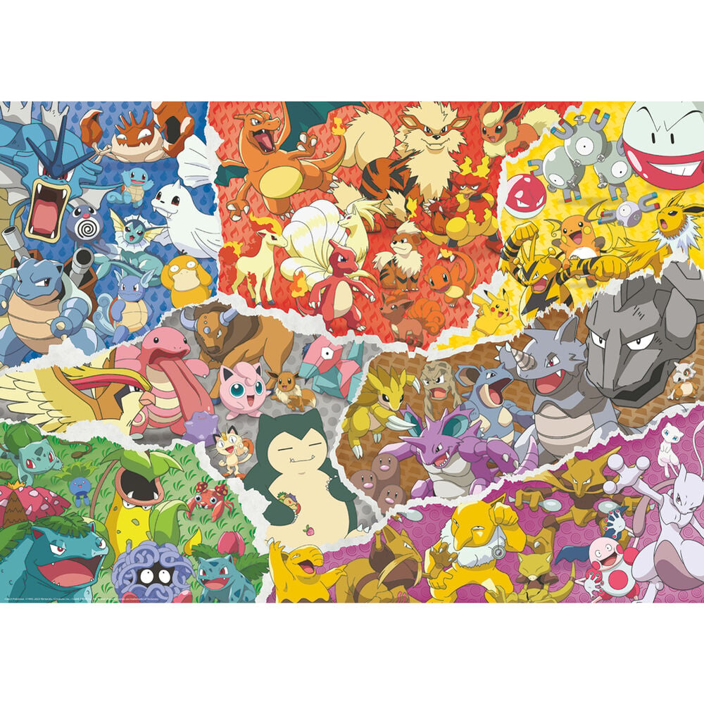 Puzzle Pokemon 1000pzs - FRIKIRAMA