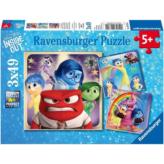 Puzzle Del Reves Disney Pixar 3x49pzs - imagen 2