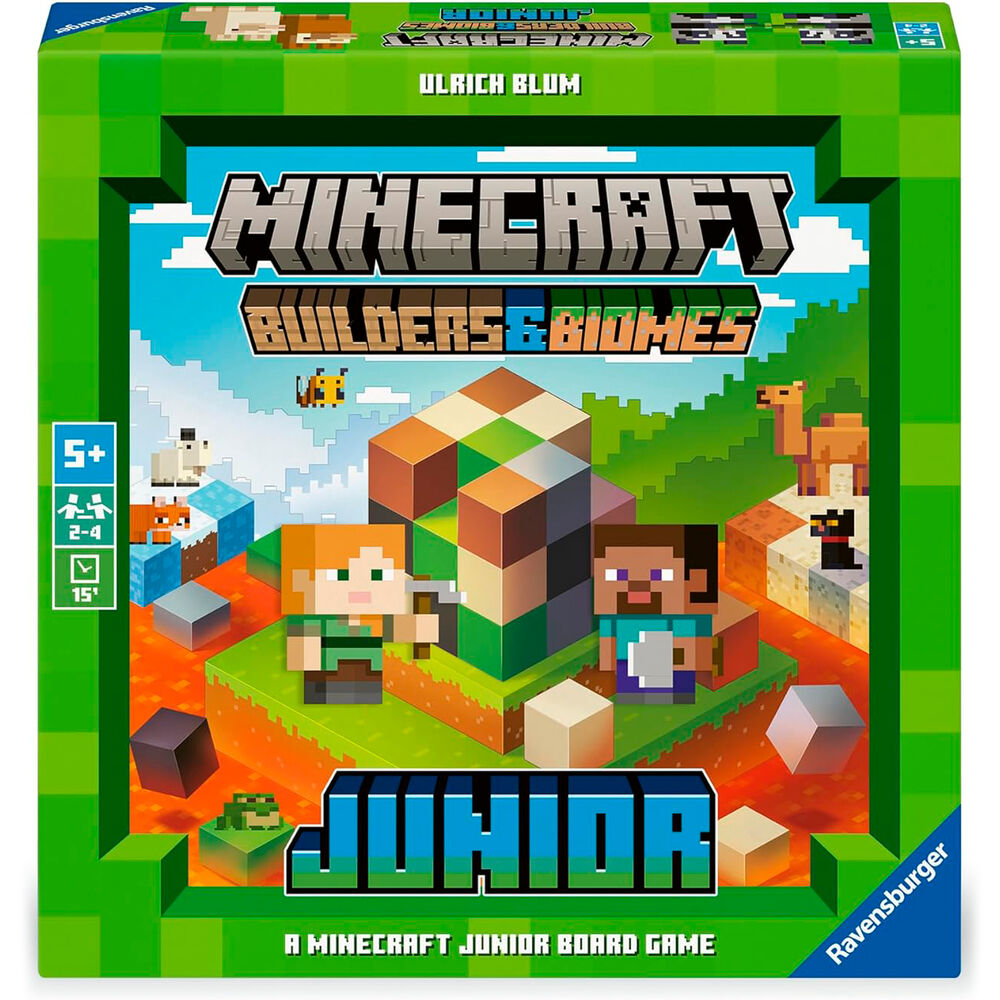 Juego de Mesa Builders & Biomes Junior Minecraft