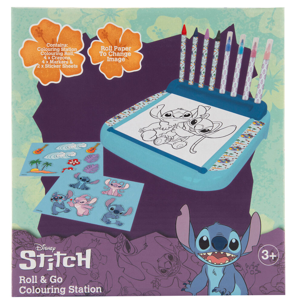 Estacion Dibujo Roll & Go Stitch Disney