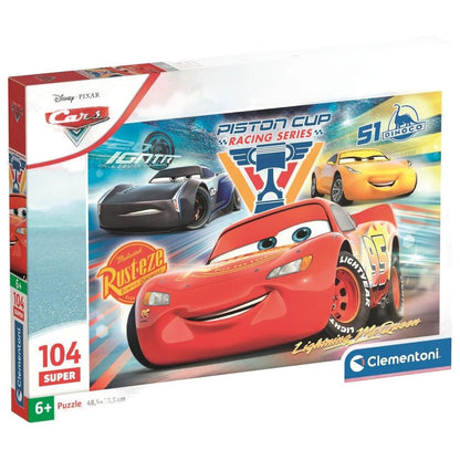 Puzzle super Cars Disney Pixar 104pzs - imagen 2