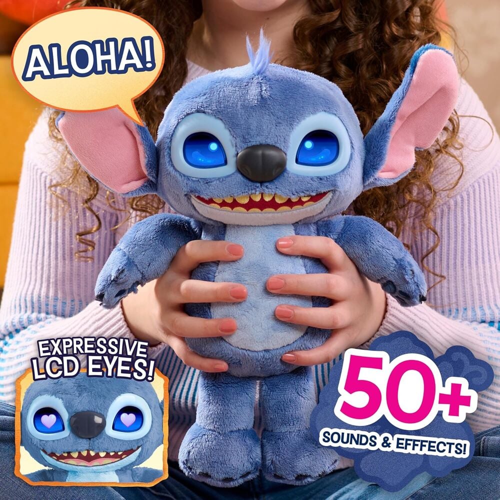 Peluche interactivo Stitch Disney 30cm - imagen 10