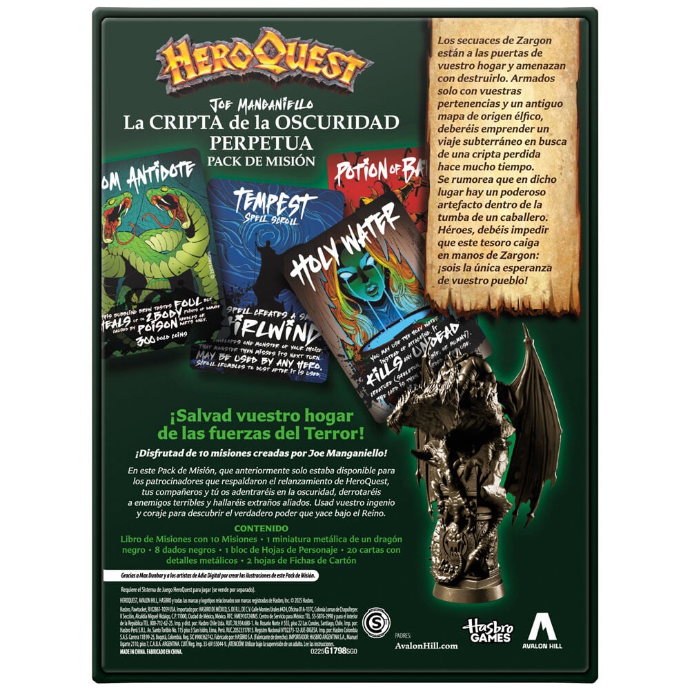 Expansion Juego de mesa La Cripta de la Oscuridad Pertetua HeroQuest español - imagen 4