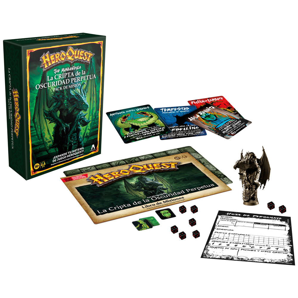 Expansion Juego de mesa La Cripta de la Oscuridad Pertetua HeroQuest español