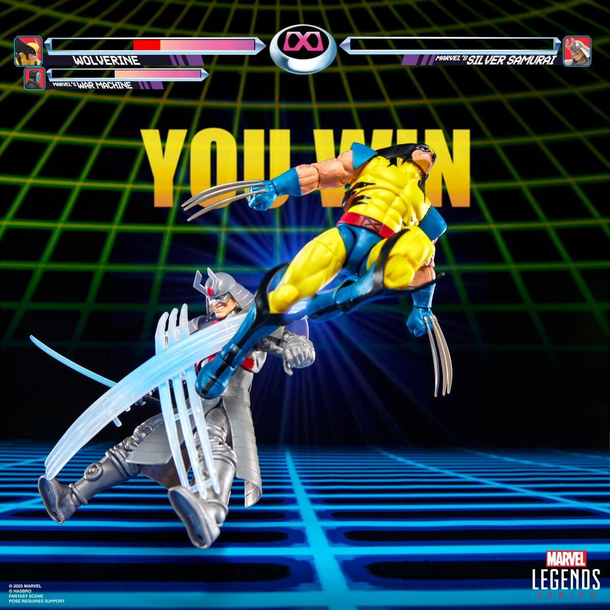 Blister 2 figuras Wolverine & Silver Samurai Gameverse Marvel Legends 15cm - imagen 6