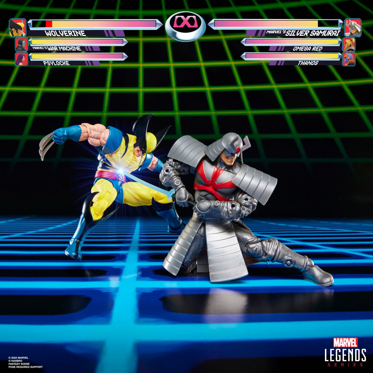 Blister 2 figuras Wolverine & Silver Samurai Gameverse Marvel Legends 15cm - imagen 7