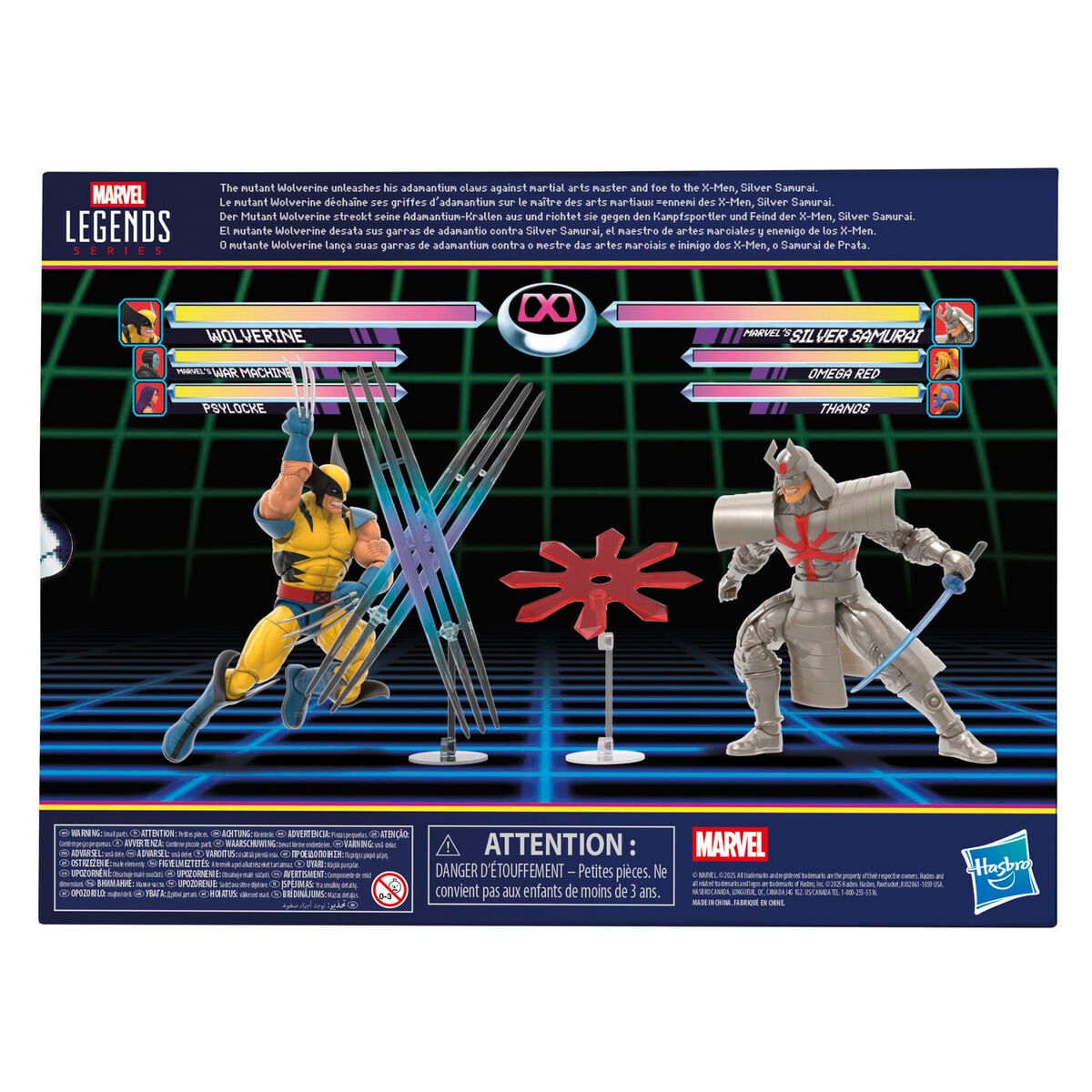 Blister 2 figuras Wolverine & Silver Samurai Gameverse Marvel Legends 15cm - imagen 11