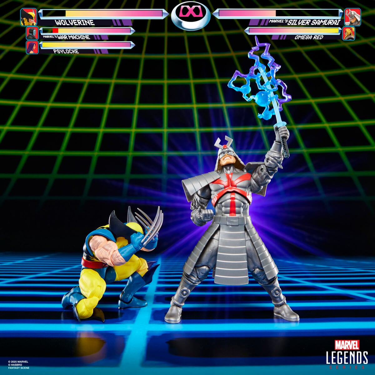 Blister 2 figuras Wolverine & Silver Samurai Gameverse Marvel Legends 15cm - imagen 12