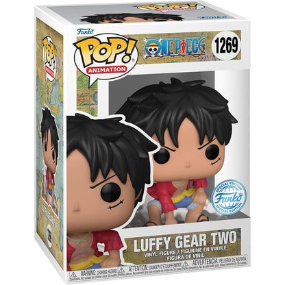 Figura POP One Piece Luffy Gear Two Exclusive - imagen 2
