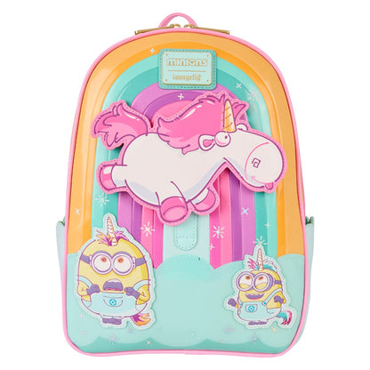 Mochila Fluffy Unicorn Minions Loungefly 30cm