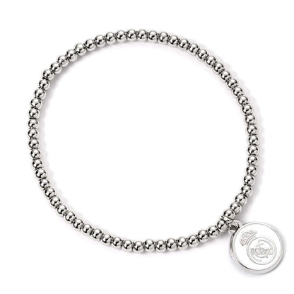 Pulsera Real Madrid plateada
