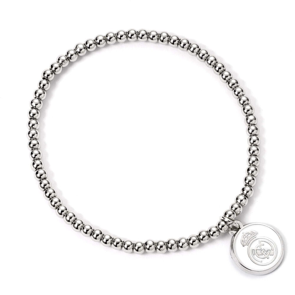 Pulsera Real Madrid plateada