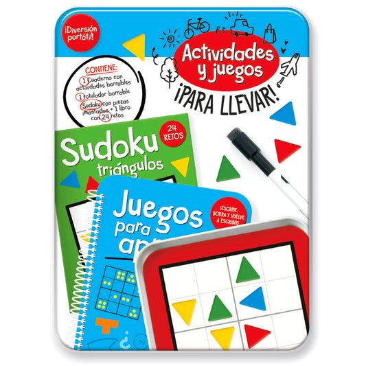 Kit Actividades Portatil Retos de Ingenio español
