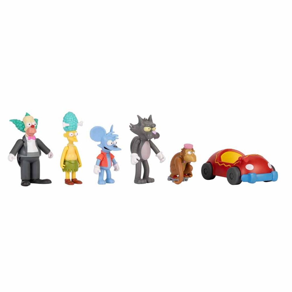 Blister 6 figuras Los Simpsons 7cm