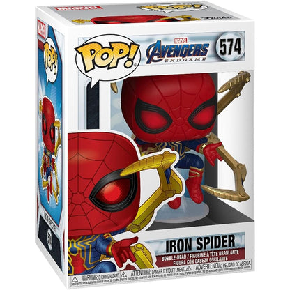 Figura POP Marvel Vengadores Endgame Iron Spider with Nano Gauntlet - imagen 3