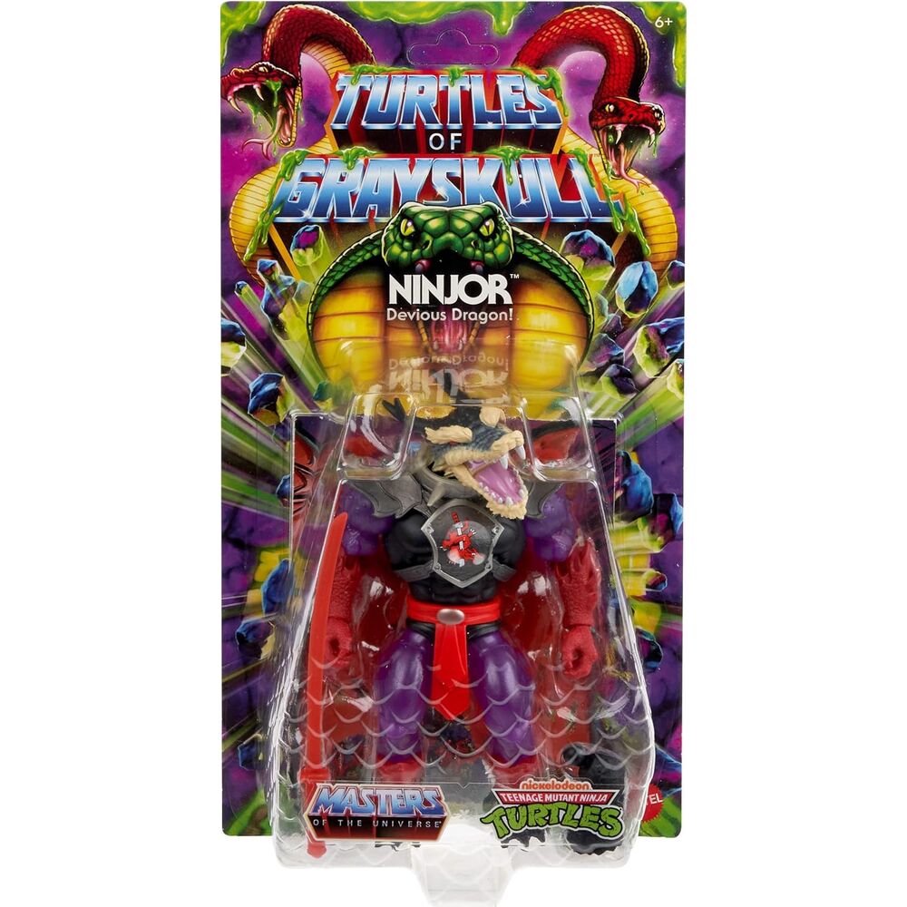 Figura Mutated Ninjor Turtles of Grayskull Masters of the Universe 14cm