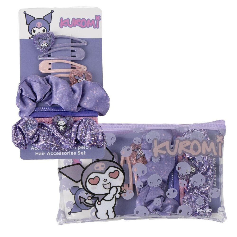 Set belleza accesorios Kuromi Hello Kitty