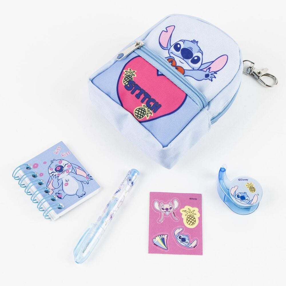 Set papeleria Mini Mochila Stitch Disney - imagen 5