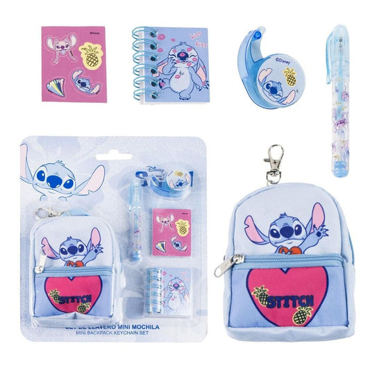 Set papeleria Mini Mochila Stitch Disney - imagen 2