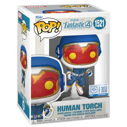 Figura POP Marvel Los 4 Fantasticos Antorcha Humana - imagen 2