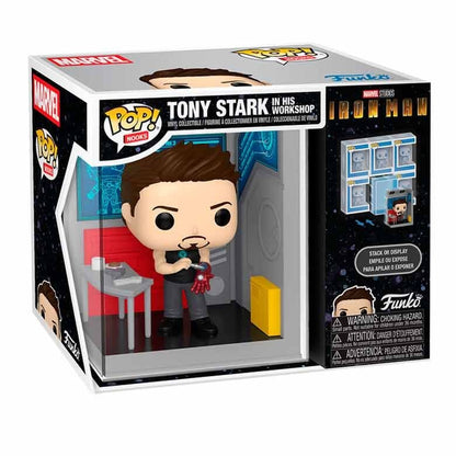Figura POP Nooks Marvel Tony Stark in His Workshop - imagen 2